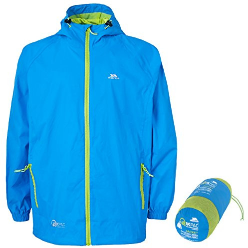 Trespass Unisex Erwachsene Qikpac Jacket Kompakt Zusammenrollbare Wasserdichte Regenjacke
