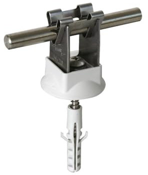 Dehn+Söhne Leitungshalter NIRO 207 109 f. Rd 8mm H 20mm Leitungshalter für Blitzschutz 4013364085800