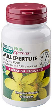 Natures Plus Herbal Active Millepertuis Libération prolongée 63g