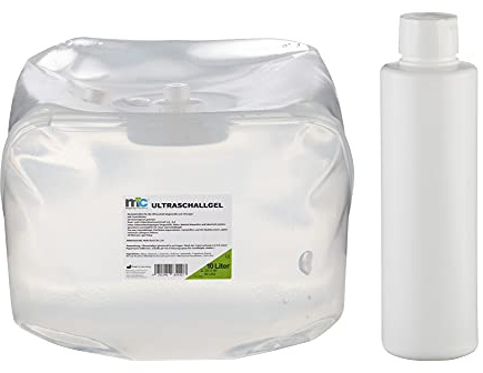 Medicalcorner24 Ultraschallgel, Sonographiegel, 10 Liter Cubitainer mit Leerflasche