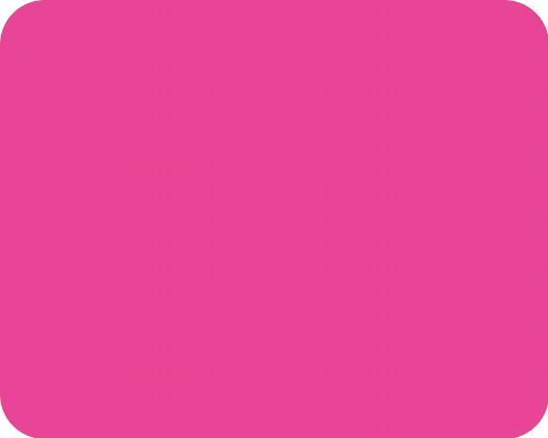 Large Glass Worktop Saver - Bright Pink - 50 x 40cm