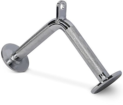 Yes4All Cable Attachments Trainingsgeräte-Aufsätze, E. V-förmige Stange – Chrom, Standard