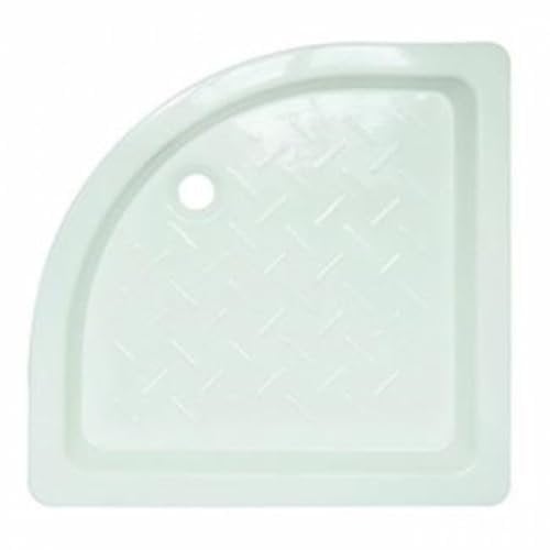 Kiamami Valentina Plato DE Ducha SEMICIRCULAR Angular DE CERÁMICA 90 CM TOPAZIO