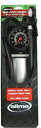 Slime 2061-A Foot Pump Bicycle Tire Inflator