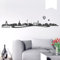 WANDKINGS Wandtattoo Skyline Bochum (mit Sehenswürdigkeiten und Wahrzeichen der Stadt) 80 x 16 cm weiß - erhältlich in 33 Farben