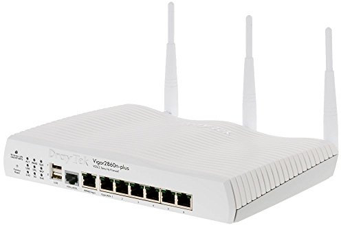 DrayTek Vigor 2860n+ Gigabit LAN Router (6-Port, 2X USB)