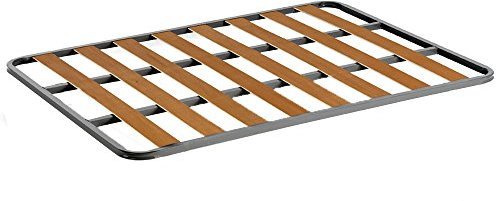 HOGAR24 Somier de Acero con láminas de chopo. Fabricación Nacional. 90x200cm-SIN Patas