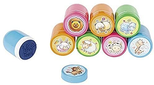 Selbstfärbender Stempel mit Tiermotiven, Kunststoff
