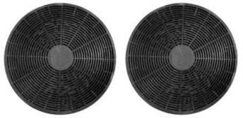 electriQ Carbon Filter Pack eiQTMCARBONCURV Includes 2 Filters for Selected 70 cm Curved Glass Chimney Hoods