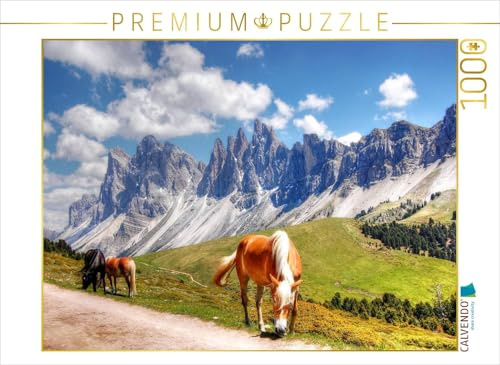 CALVENDO Puzzle Geisler Spitzen Nordwände von der Raschötzalpe - Gröden | 1000 Teile Lege-Größe 64 x 48 cm Foto-Puzzle für glückliche Stunden