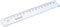 Herlitz 8700601 Lineal aus transparenter Kunststoff, 16 cm