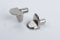 40 Bodentraeger Metall mit Zapfen, 5 mm vernickelt