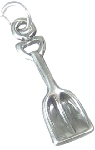 Maldon Jewellery Snow Shovel sterling silver charm .925 x 1 Shovels Spades charms