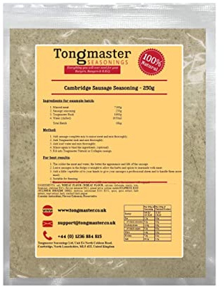 Cambridge Sausage Seasoning - 250g