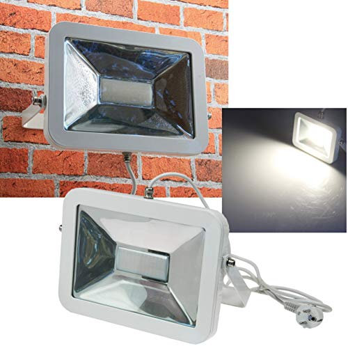 LED-Fluter SlimLine CTF-SL50, 50W, IP44, 3800 Lumen, 4200K,neutralweiß