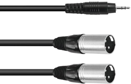 OMNITRONIC 30225158 AC40 15 2x XLR Male 1.5 m