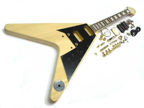 E-Gitarren-Bausatz/Guitar DIY Kit ML-Factory® ML V - Style, Hals geschraubt