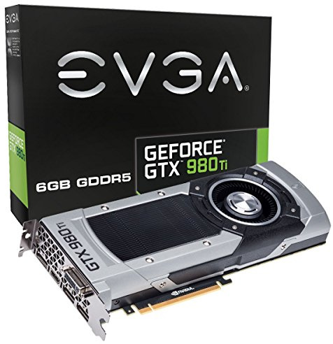 EVGA 06G-P4-4990-KR GeForce GTX 980 Ti 6Go GDDR5 Carte Graphique - Cartes Graphiques (GeForce GTX 980 Ti, 6 Go, GDDR5, 384 bit, 4096 x 2160 Pixels, PCI Express x16 3.0)