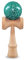 Ganzoo Kendama aus Buchen-Holz, Original Japanisches Traditionelles Holz-Sportgerät mit Kugel, Schnur und Fangteller für Geschicklichkeit/Balancing, Geschenk-Idee (türkis Flash + Holz)