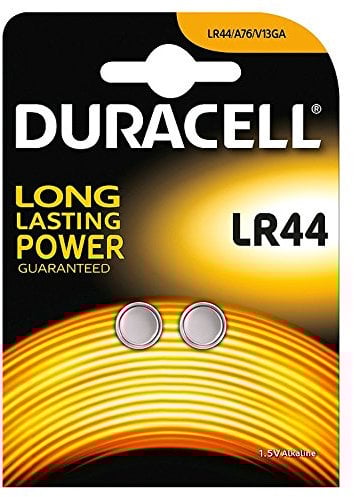 Duracell LR44, 2 batterie alcaline da 1,5 V