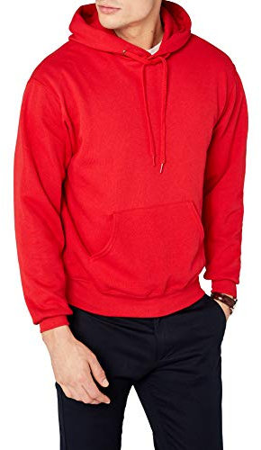 Fruit of the Loom Herren Kapuzenpullover, Rot (Red), X-Large