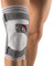 Bort Asymmetric® Plus Kniebandage, silber