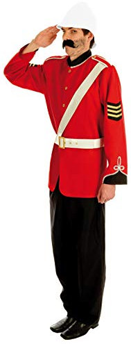 Fun Shack Royal Guard Kostüm, Soldaten Uniform Herren, Britische Soldat Kostüm Herren, Schweizer Garde Kostüm, Karneval Kostüm Soldat, Fasching Soldat - L