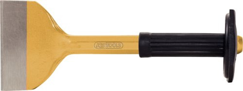 KS Tools 162.0183 Fugenmeißel mit Handschutzgriff, flach oval, 70mm