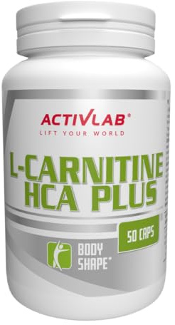 Activlab L-Carnitine Plus HCA, 50 Kapseln, Kombination aus L-Carnitin und Garcinia cambogia Fruchtextrakt (HCA), Fettstoffwechsel