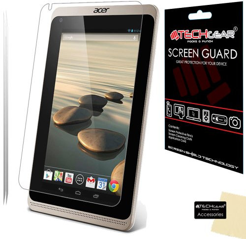 TECHGEAR [2 Pack] Screen Protectors for Acer Iconia B1 7 inch Tablet With Model No B1-720 & B1-721 - Ultra Clear Lcd Screen Protector Guard Covers