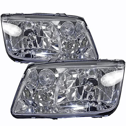 BESTPRICE 2x Hauptscheinwerfer vorne links + rechts Frontscheinwerfer, Kompatibel mit VW BORA I (1J2), BORA Variant (1J6)