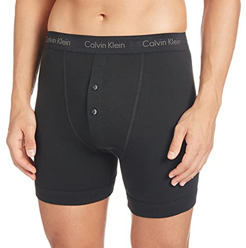 Calvin Klein High Fashion Boxer, Nero (Black 001), Medium Uomo