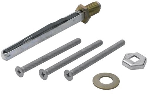 HOPPE 2012152 Befestigungsset M6 für Profiltür-Schutzbeschläge (Knopf/Griff), 67-72 1 Garnitur