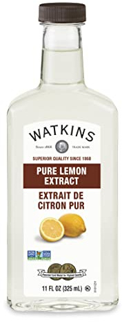 Watkins Pure Lemon Extract, 11 oz. Bottle, 1 Count (Packaging May Vary)