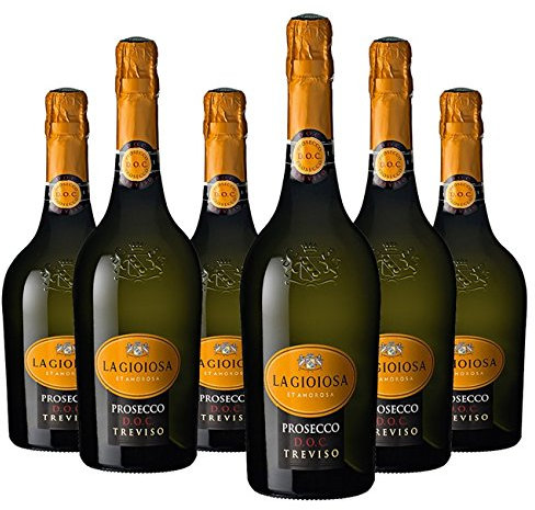 La Gioiosa Prosecco D.O.C. Spumante NV Brut, 6 x 75cl