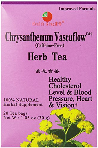 Chrysanthemum Vascuflow Herb Tea, Caffeine Free, 1.05 oz (30 g), 20 Tea Bags