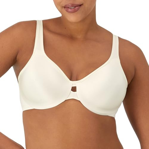 Maidenform womens Lilyette Women's Plunge Into Comfort Keyhole Minimizer bras, Pearl, 38DD US