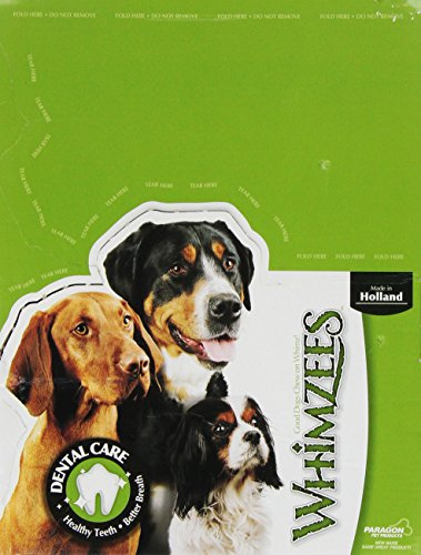 Paragon 154113 Whimzees Stix Dental Treat for Dogs, Medium, 100 Count