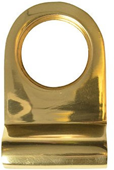 Merriway BH02580 Victorian Door Cylinder Pull - Polished Brass