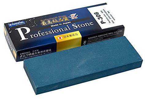 Sanelli Ambrogio, Naniwa Professional Stone, Pietra Affilacoltelli Professionale, Grana Media #600, Ideale per l'Affilatura di Coltelli Normali, Splash&Go, Made in Japan