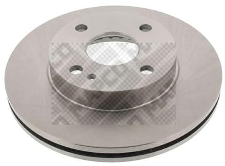 MAPCO 2x Bremsscheibe Vorne Ø235mm Dicke: 22mm Lochkreis-Ø: 100mm Belüftet 15528