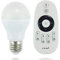 LIGHTEU, Miboxer 6W E27 dual weiße ferngesteuerte LED Glühbirne und Fernbedienung dimmbar 1x FUT017+FUT007