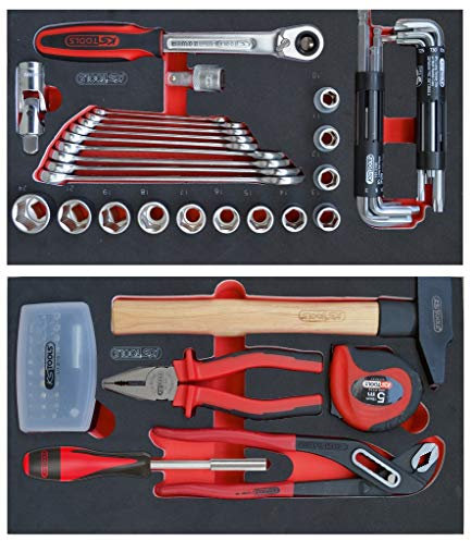 KS Tools 800.0077 Material von 77 Werkzeuge für Werkstattwagen Mobile 850.0340ssp