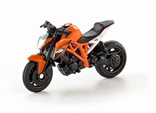 siku 1384, KTM 1290 Super Duke R Motorrad, Metall/Kunststoff, Orange, Bereifung aus Gummi