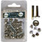 Yline 0120 - 24 rivetti da 9 mm, con attrezzi (rivetti cavi) in blister SB