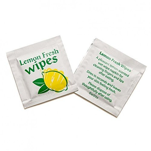 300 Individual Preema Lemon Scented Wet Wipes