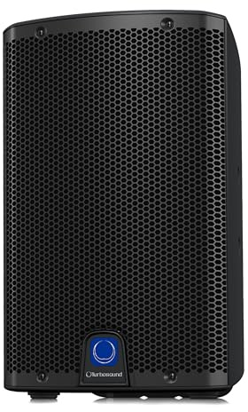 Turbosound iQ8 2500 Watt 2 Way 8 Powered Loudspeaker with Klark Teknik DSP Technology, Speaker Modelling and ULTRANET Networking