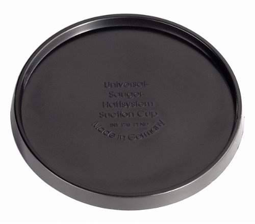 Hama Adapterplatte für Saughalter 70 mm selbstklebend, 73088416, Schwarz