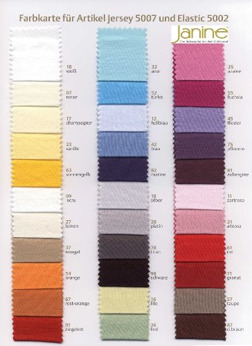 Janine Spannbettlaken JERSEY 5007, Gr. 200x200 cm, Fb. 82 marine, Mako-Feinjersey