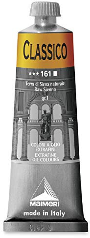 Maimeri CLASSICO 60 ml, Extra feine Künstlerölfarbe, Farbton Siena natur